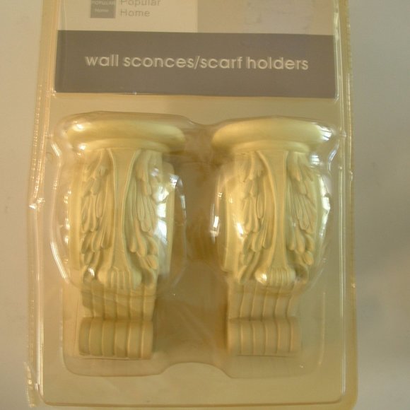 Shabby Chic Sconce Curtain corbels; Vintage - Picture 12 of 13